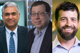 Photos of Anantha Chandrakasan, Alan Edelman, and Samuel Madden