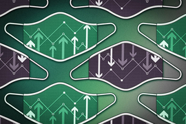 abstract images with charts and arrows
