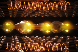 magic-angle twisted trilayer graphene