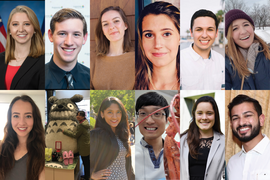 Headshots of MIT graduate students, arranged in two rows of six