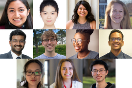 11 headshots of the 2021-22 Takeda Fellows