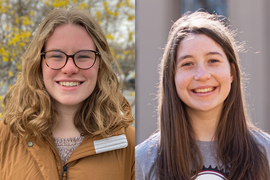 Headshot photos of Zoë Marschner and Charlotte Wickert 