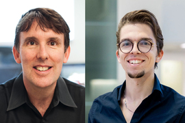 Side-by-side headshots of Edward Gibson and Eric Martinez