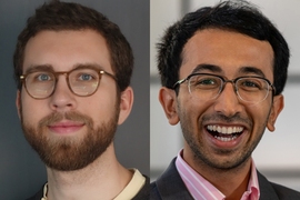 Headshots of Grant Knappe and Arjav Shah