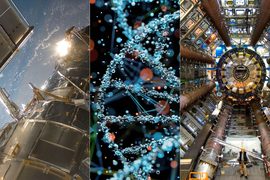 The Hubble Space Telescope, the Human Genome Project, and the Large Hadron Collider/CERN