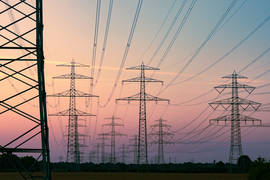 High voltage power lines
