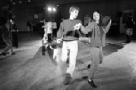 Charm School also offered dancing skills, clearly mastered by Ben Martens, a senior in chemical engineering, and freshman Flora Lee.