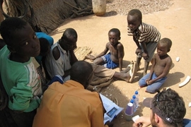 MIT students work with villagers in Ghana on a water survey. <a onclick="MM_openBrWindow('itw-ghana-1-enlarged.html','','width=509, height=583')">
<span onmouseover="this.className='cursorChange';">
<strong>Open image gallery</strong>
</span>
</a>
<noscript> <a href="itw-ghana-1-enlarged.html">
<em>(no JavaScript)</em>
</a>
</noscript>