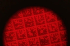 Using an out-of-focus digital camera, the data stored in the
Bokode chip can be easily detected, even from a few meters away.