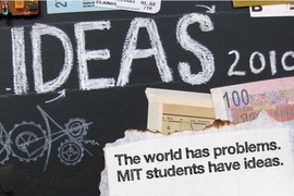 Chalkboard writing: IDEAS 2010