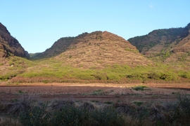 This photograph was shot near Polihale, on the west side of the island.