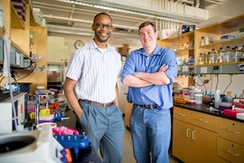 Jacquin Niles (left) and Jeffrey Wagner