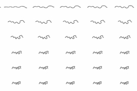 Hot off the 3-D printer, a polymer strand dropped in water folds itself into the MIT logo.