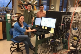 (From left) Danielle Gruen, David Wang, and Shuhei Ono
