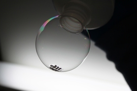 “It could be so light that you don’t even know it’s there, on your shirt or on your notebook,” Vladimir Bulović says. “These cells could simply be an add-on to existing structures.”
