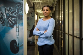 “I ended up choosing AeroAstro because the people in the major I find are very passionate about not only aerospace but space exploration, and I really liked that vibe,” senior Marlyse Reeves says.

