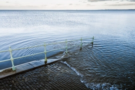 Researchers report that warming from short-lived compounds — greenhouse gases such as methane and chlorofluorocarbons, that linger in the atmosphere for just a year to a few decades — can cause sea levels to rise for hundreds of years after the pollutants have been cleared from the atmosphere. 
