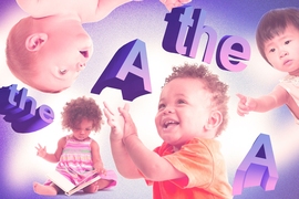 The extent to which a child learns grammar by listening appears to change over time, with a large increase occurring around age 2 and a leveling off taking place in subsequent years, according to a new study.
