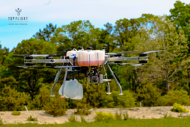 New hybrid gas-to-electric drones from MIT spinout Top Flight Technologies offer an order-of-magnitude increase in range, payload size, and power over battery-powered counterparts. The drones may pave the way for package delivery and human flight.
