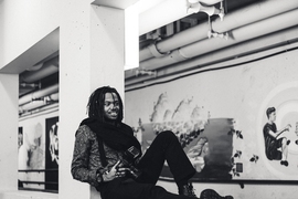 Senior Joshua Charles Woodard dreams of a “willingness to connect the dots,” for people to acknowledge commonalities between different cultures despite nationalistic identities in an increasingly globalized world. “If I don’t reach across the aisle,” he says, “No one is going to.”
