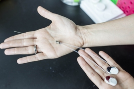 The devices can be used to deliver tiny doses of one or more drugs.
