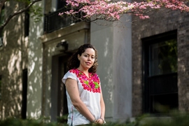 When PhD student Tiziana Smith isn’t at her computer refining or running her models, she can be found organizing activities and initiatives to help her fellow graduate students find mentors and become leaders themselves. 