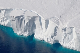 The Getz Ice Shelf in West Antarctica.