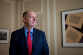Portrait photo of Marty Schmidt in his office