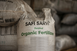a bag of Safi's fertilizer