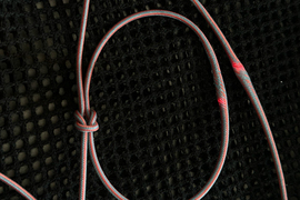 Knotted computer fiber