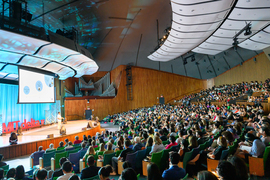 A large audience
