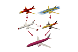 The stages in physics-based aircraft lightning zoning