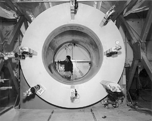 This 40-ton magnet completed by a US engineering team (photographed at a Lockheed Martin plant in San Diego) is key to an international experiment on nuclear fusion.