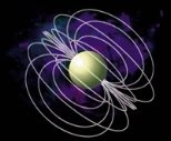 An artist's conception of an Anomalous X-ray Pulsar with magnetic fields, now shown to be part of the neutron star family