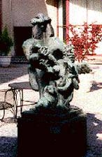 Jacques LipchitzSacrifice III, 1949-57Bronze, 55 x 40 x 25"Music Library Courtyard