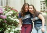 Graduating twins Susan (left) and Sophia Yuditskaya.
