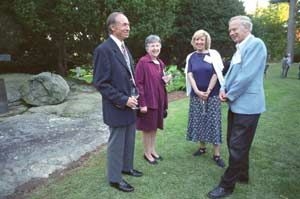 Left to right: Peter Schmidt, Naomi Schmidt, Mary Pensyl and Aryeh Platzker.