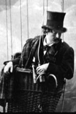 French portrait photographer Nadar, who took the first aerial photographs in 1858 from a tethered balloon.