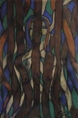 "Light Brown Skin Girl" is one of the pieces in the Wiesner Student Gallery on the second floor of the Stratton Student Center from Dec. 7-21.