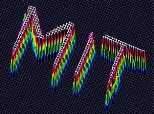 A"3-D" intensity profile of reflected infrared  light from the MIT-made mirror fibers