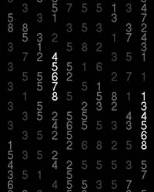These numbers represent  the activity of eight neurons from a rat's hippocampus over 200 seconds of  the animal's first slow-wave sleep period. MIT researchers found that after  running repeatedly on tracks, the sleeping rats' brains duplicated the firing  patterns associated with the activity.
