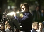 Graduate student Ole Mattis Nielsen played an excerpt from Doppler's "Fantasie Pastorale Hongroise" during the Sept. 11 gathering's prelude, and the first movement of C.P.E. Bach's "Sonata in A minor" as pledges by living groups were read.
