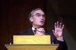 Gerald R. Fink, former director of the Whitehead Institute and professor of biology, moderated a forum on bioterrorism.