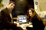 Assistant Professor Anthony Wagner and and postdoctoral fellow Lila Davachi used brain imaging techniques at the Martinos Center for Biomedical Imaging for their research on how parts of our brains build memories.