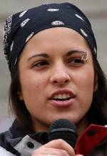 "Speak in one unified voice: we will not stand for this!"Christine OrtizJunior in political science