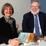 MIT history professors Pauline R. Maier, left, and Merritt Roe Smith co-authored, with professors from Harvard and Yale, "Inventing America," a book that examines U.S. history through science and technology.
