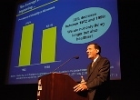 The idea that health care costs can be contained or reduced "is an illusion," said Daniel Vasella, head of Novartis, in his talk at MIT.