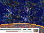 The educational video game "Supercharged" draws electric field lines in real-time to provide visual feedback.