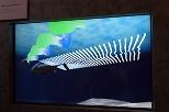 iQuarium shows water particles spin off in colorful ribbons of vortices created by the movement of a tuna's tail.