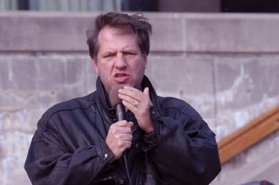 Associate professor of anthropology Hugh Gusterson urged John Kerry's supporters to regroup.